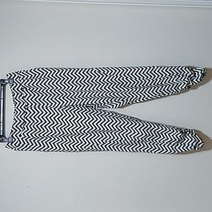 Dizzire Women's Lightweight Chevron Print Pants